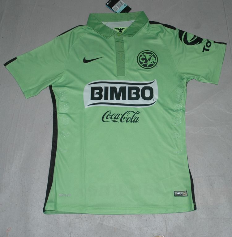 Club American 2015/16 Green Third Soccer Jersey